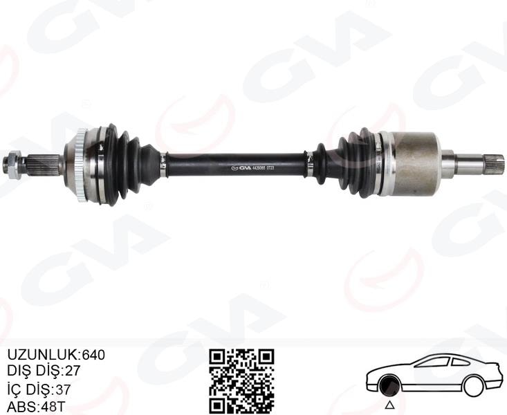 GVAKomple Aks Sol On Fıat Scudo 220P 1.9 Td 96-06 AbslıGVA 4429065
