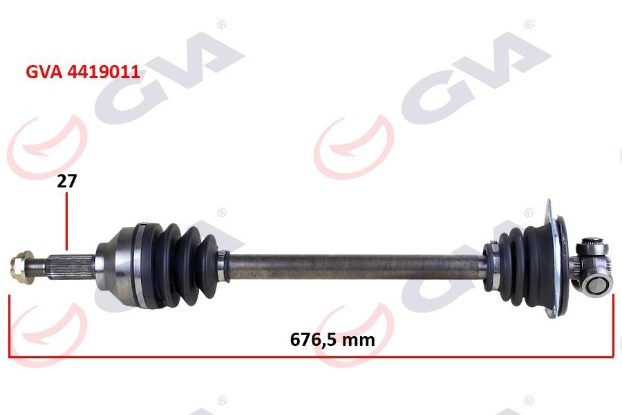 GVAKomple Aks Sol Trafıc Iı-Opel Vıvaro 1.9 Dcı 01 676MmGVA 4419011