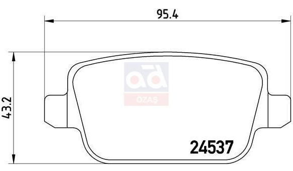 DELPİLand Rover Freelander 2.2 TD4 Arka Balata Takımı LR003657LR003657-Delphi