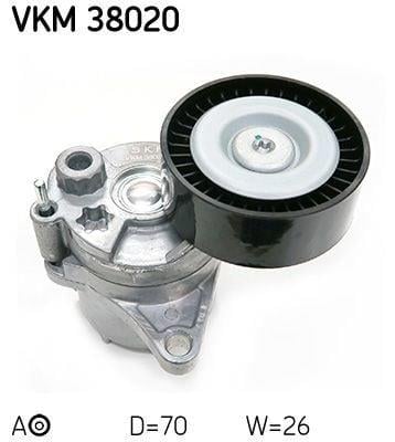MercedesMercedes Om611-Om646 / W906 Spr-W638 Vito-W639 Viano / W203-W204-W210-W211) Gergi Kütüğü ( Skf Vkm38020SKF VKM38020