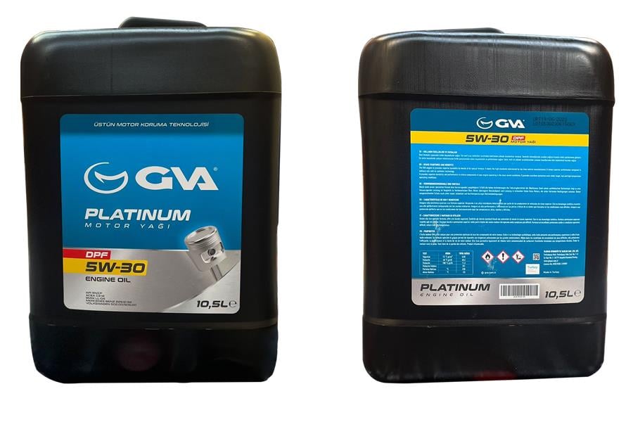 GVAMotor Yağı 5W30 10.5 Lt Platınum Partiküllü-Dpf Tam Sentetik Apı Sn/CfGVA 9920159