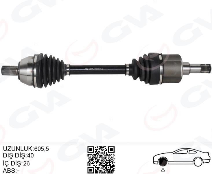 GVAÖn Aks Komple Sol Ford Mondeo 2.0 Tdcı-1.6 Tdcı 07 14- Galaxy 2.0 Tdcı 07 14 S-Max2.0 Tdcı 07 14 Volvo S60 Iı D3-D4-D5 12 15 S80 Iı 2.5 T -2.0 Tdcı -2.4 D- D5 V60 D3 -D4-D5-2.4 D5 V70 Iıı D3 -2.0 DGVA 4437013