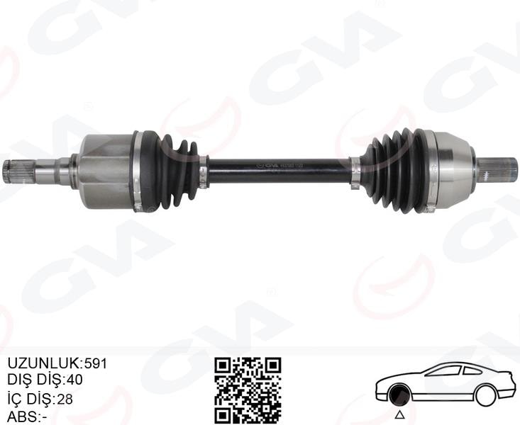 GVAÖn Aks Komple Sol Ford Mondeo Iv 2.0 Tdcı 07 14 Otom.GVA 4437003