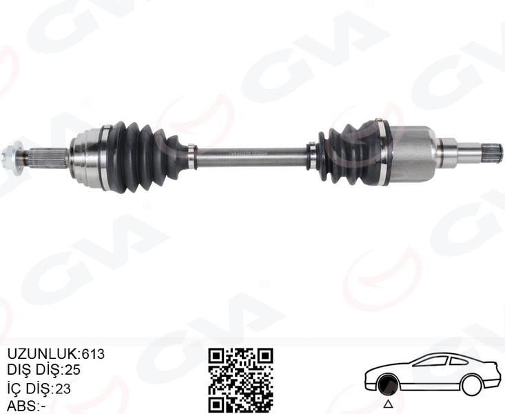 GVAÖn Aks Komple Sol Ford Yenı Courıer 17 1.5-1.6 Tdcı -1.0 EcoboostGVA 4433105