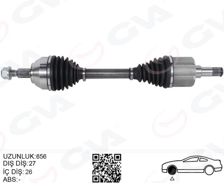 GVAOn Aks Komple Sol Kuga I 08 13 2.0 TdcıGVA 4434001