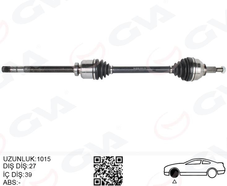 GVAÖn Aks Sağ Renault Trafıc Iı 01 14 2.0Dci Opel Vivaro 01 14 2.0CdtıGVA 4419612