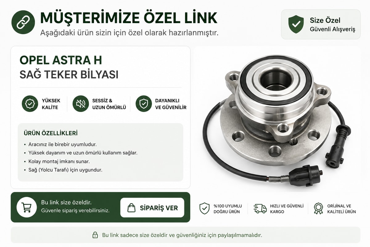 İTHALopel astra h sag teker bılyesı 5092 wp