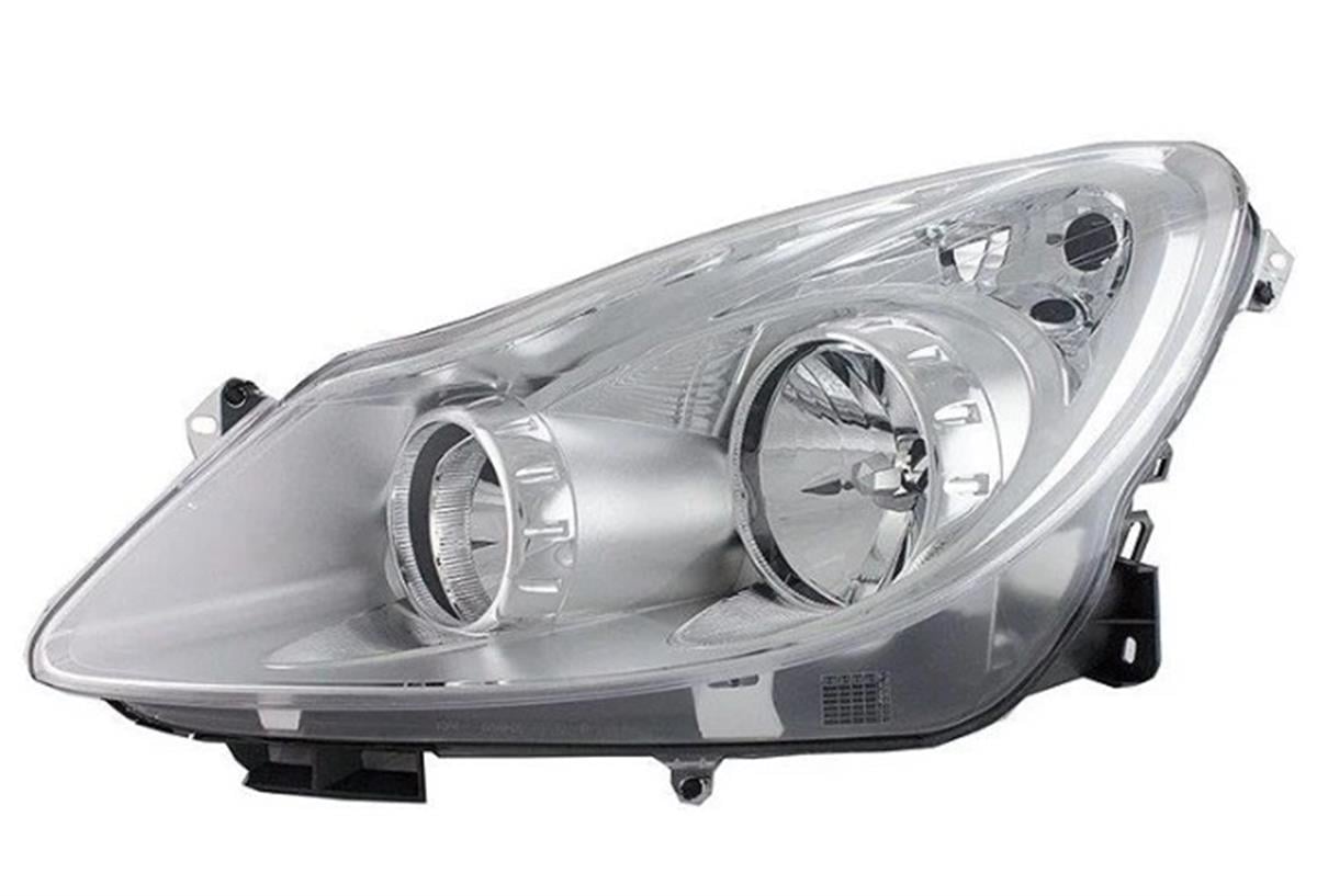 Opel Corsa D 2007 - 2010 Model Arası Sol Far (Sürücü Tarafı) Depo Marka 1216189