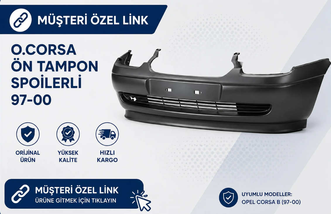 DE-GAOPL07CO005 O.CORSA ÖN TAMPON SPOİLERLİ 97-00OPL07CO005