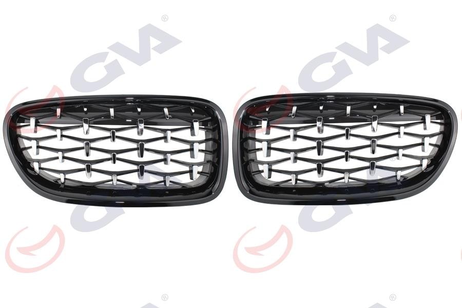GVAPanjur Sıyah Çerceve Kenarlı Krom Noktalı Set Z4 Style Bmw F10 10 13GVA 9104759