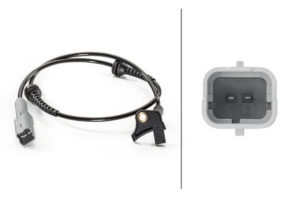 HELLATekerlek Hız Sensörü.12V.2-Kutuplu.Citro N C4-Ds4-Ds5/Ds 4-5-Ds/Peugeot 307-308-3008-5008-RczHELLA 6PU012806331