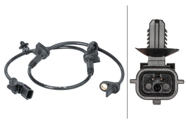 HELLATekerlek Hız Sensörü.12V.Aktif Sensör.2-Kutuplu.Ford B-Max-Fiesta-Tourneo-TransitHELLA 6PU012679621