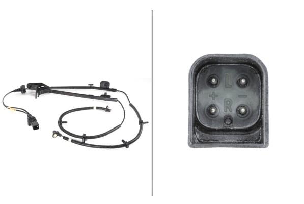 HELLATekerlek Hız Sensörü.12V.Arka Aks.Hal Sensörü.Ford Fiesta-Fusion/Mazda 2HELLA 6PU010039121