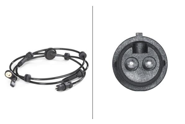 HELLATekerlek Hız Sensörü.12V.Ön Aksın Sağı.Hal Sensörü.Fiat DobloHELLA 6PU009106781