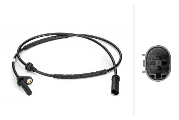 HELLATekerlek Hız Sensörü.Aktif Sensör.2-Kutuplu.Bmw X5-X6HELLA 6PU012806481