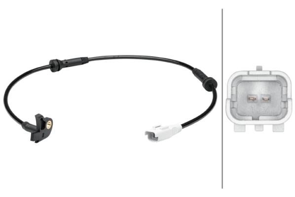 HELLATekerlek Hız Sensörü.Aktif Sensör.2-Kutuplu.Citro N Berlingo-C4/Peugeot PartnerHELLA 6PU012679181