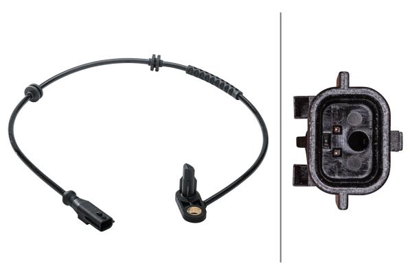 HELLATekerlek Hız Sensörü.Arka Aks.Aktif Sensör.2-Kutuplu.Renault Clio-ModusHELLA 6PU012679171
