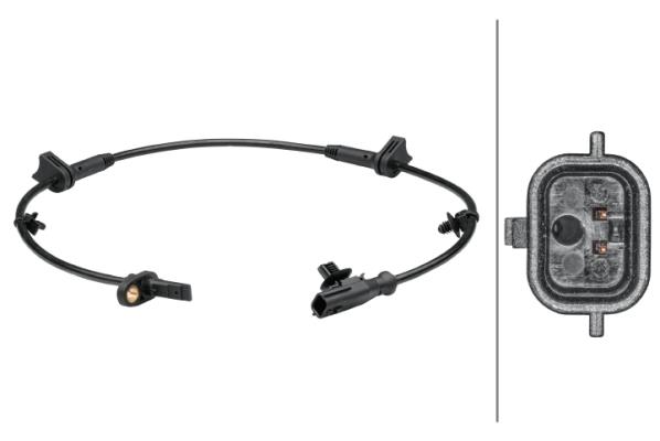 HELLATekerlek Hız Sensörü.Hal Sensörü.2-Kutuplu.Ford B-Max-FiestaHELLA 6PU012679111