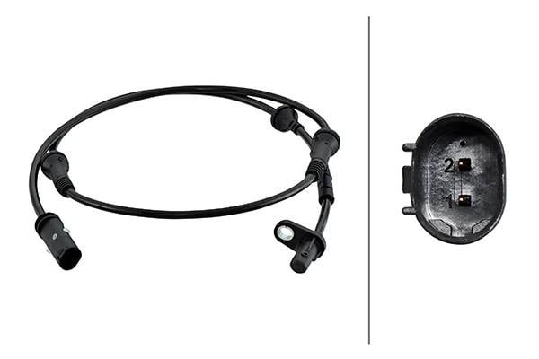 HELLATekerlek Hız Sensörü.Ön Aks.Hal Sensörü.2-Kutuplu.Bmw X3-X4HELLA 6PU230048181