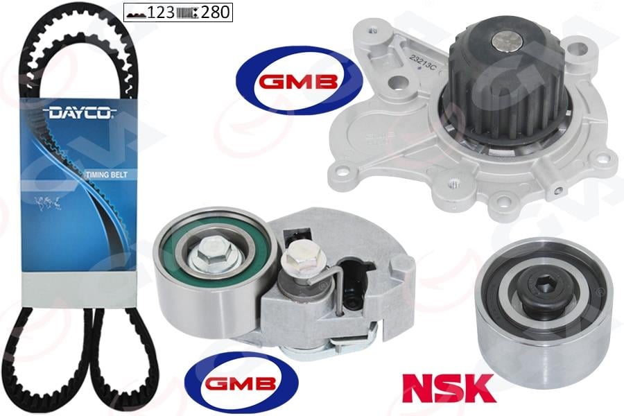 GVATriger Kayış Seti Devirdaim Hyundaı Accent Admıre Getz Matrıx 1.5L D3ea Crdi 02-05 / Santafe 2.0L Crdi 01-05 / Sonata 2.0L D4ea Crdi Dizel 06-11 / Kıa Carens. CeratoGVA 59WPK9120