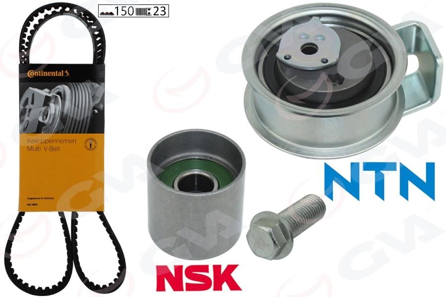 GVATriger Seti 150X23 Passat1.8T 01-05 2.0 01-05 -A4-A6 1.8T Bfb-Awm-Awt-Alt K035491xs KütüksüzGVA 59T7525