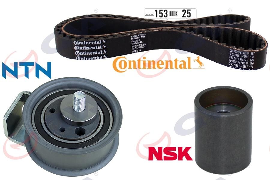 GVATriger Seti 153X25 Passat 96-00 -A4 95-00 -A6 95-05 1.8-1.8T Ajl-Aeb-Afy K015492xs KütüksüzGVA 59T7527