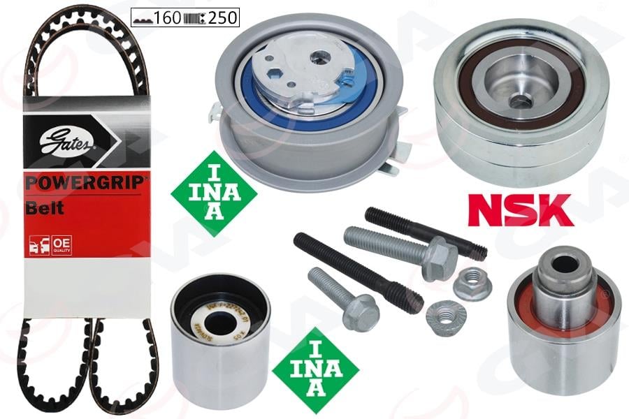 GVATriger Seti Crafter-T6-A3-Jetta-Caddy-Polo-Passat 1.6-2.0 Tdı Cayb/C/D-Caab/C-Ckub-Cffb-Cfwa-CagaGVA 59T7577G