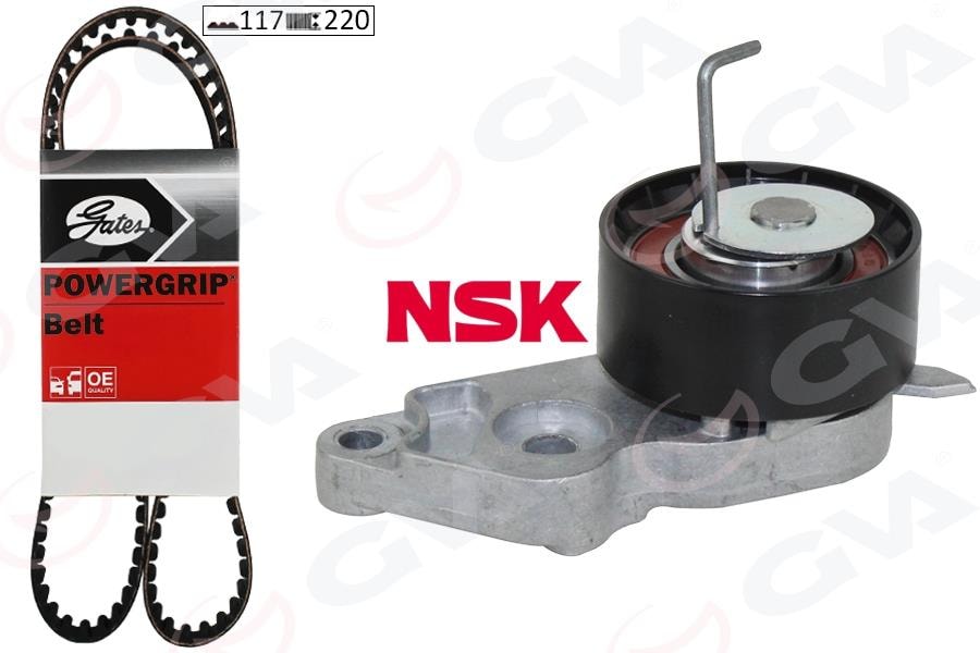 GVATrıger Setı Fıesta Iv - V 98 05 Fusıon 02 08 1.25-1.4 16V Focus 98 05 1.4 -1.6 16V Mazda 121 IııGVA 59T3715G