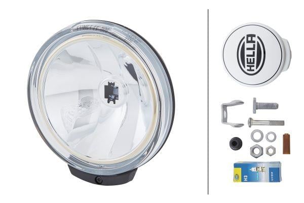 HELLAUzun Huzme Far.Berrak Buzlu Cam.12V.Plastik Gövde.Halojen.Ff.Sol.Sağ.Yuvarlak.UniversalHELLA 1F6010952011