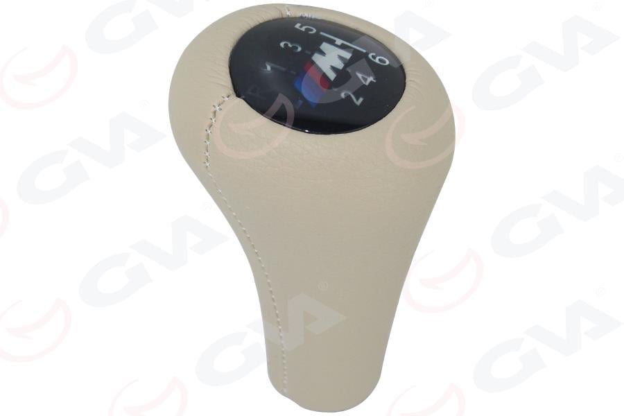 GVAVites Topuzu Bmw M Power 6 Vites Işıklı E30 E34 E36 E39 E46 E60 E90 E92 Bej DeriGVA 9105238