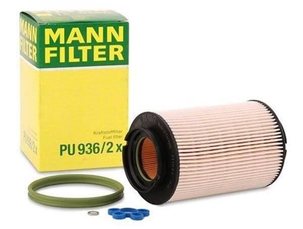 VolkswagenVolkswagen Caddy 2004-2010 Model Arası 1.9 Bjb Motor Geniş Ağız Mazot Filtresi Mann Pu936-2XMANN PU936-2X