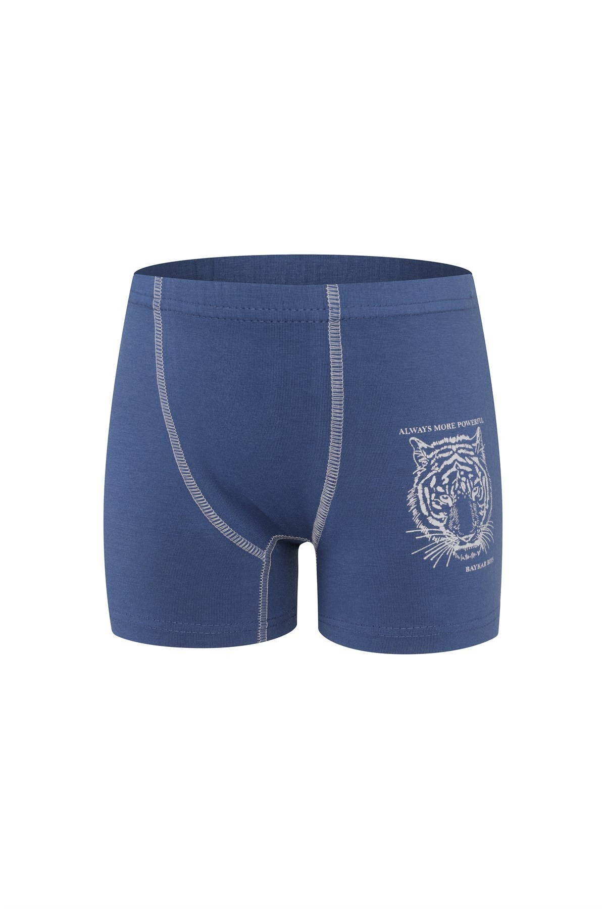 Baykar Erkek Çocuk Kaplan Baskılı Boxer 3106 Lacivert