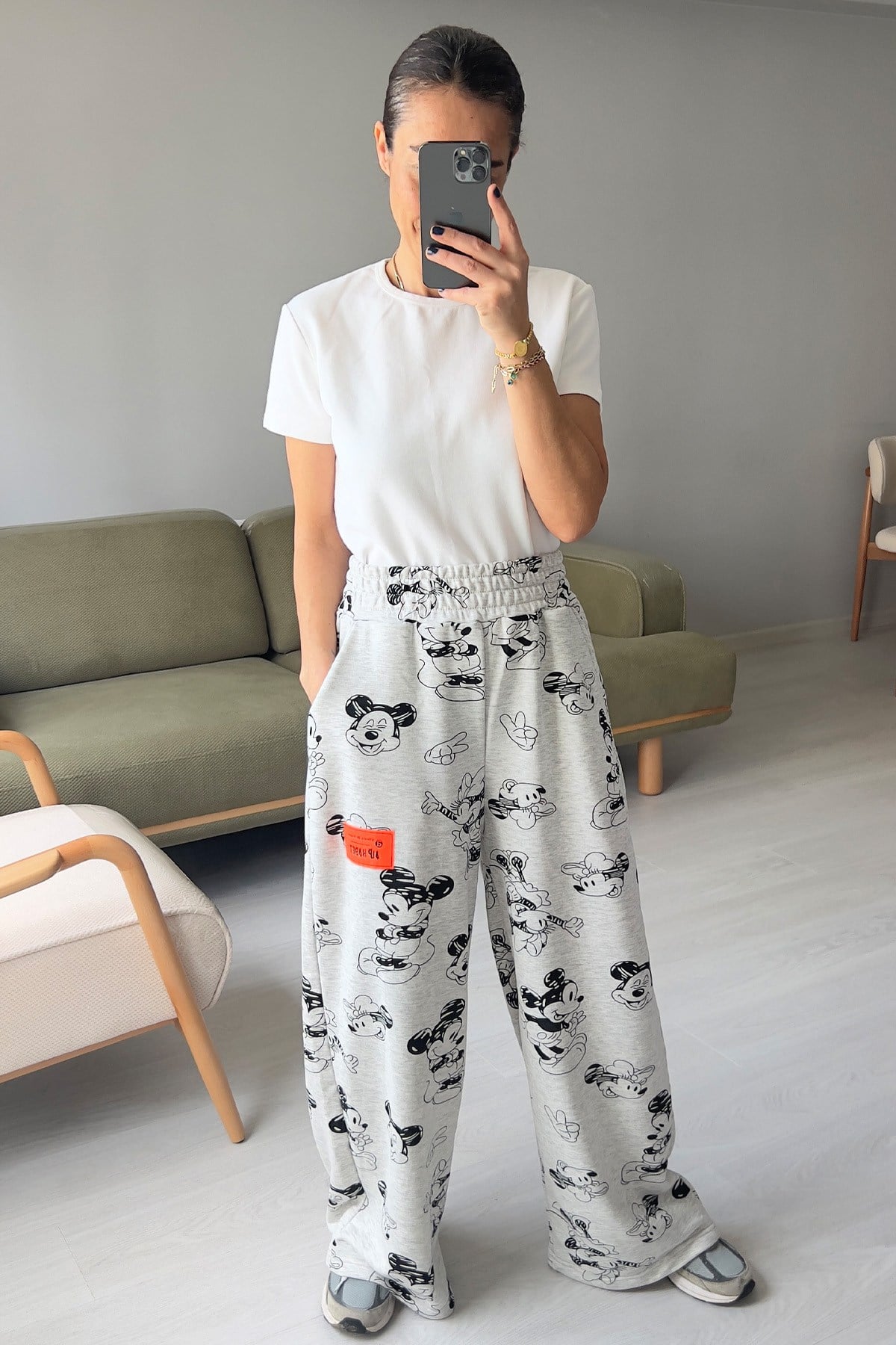 Mickey Figürlü Eşofman Altı