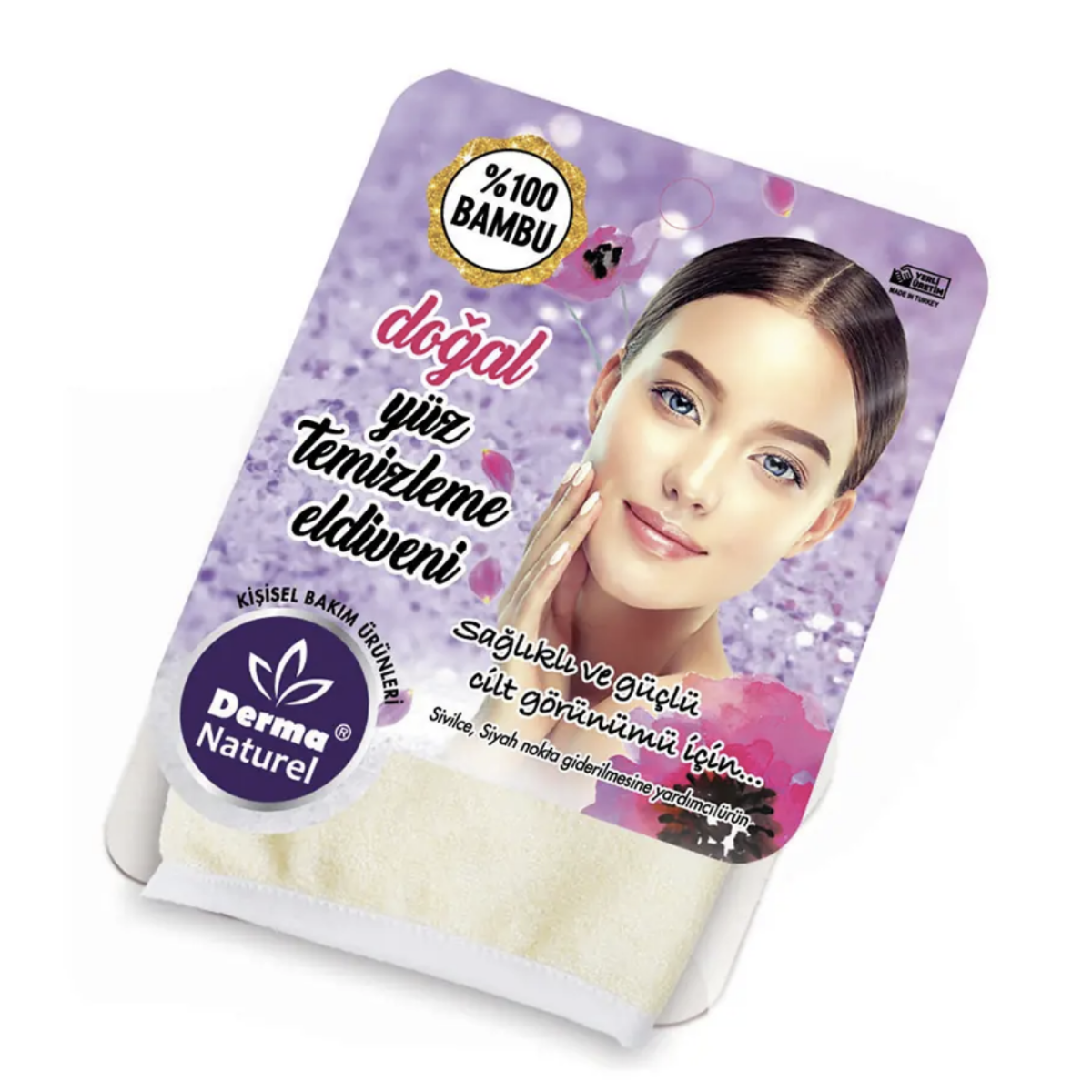 Derma Naturel Bambu Yüz Temizleme Eldiveni