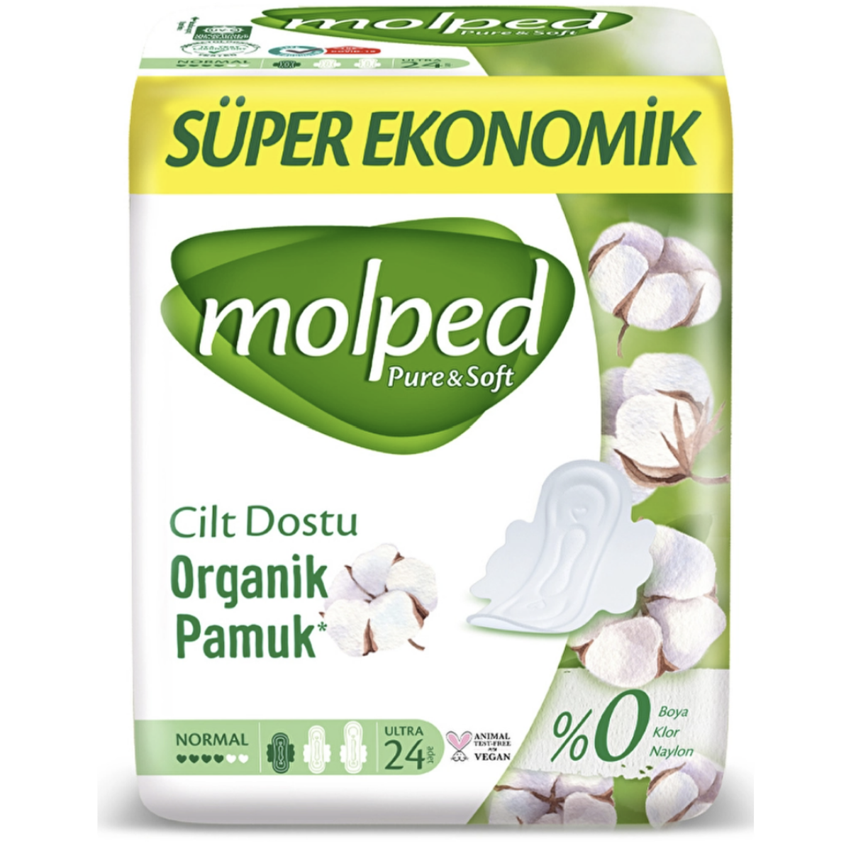Molped Pure & Soft Süper Eko Normal 24'lü