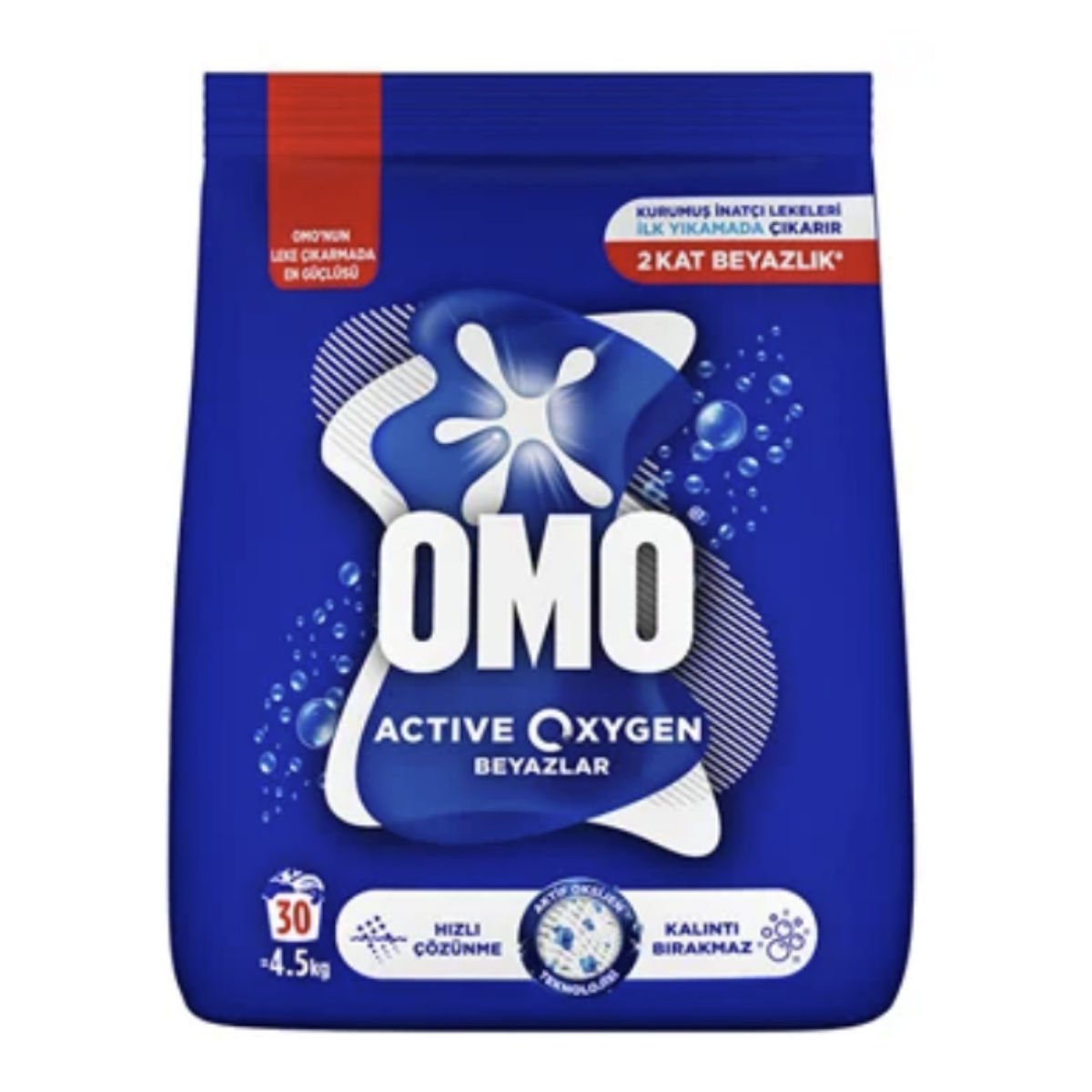 Omo Toz Çamaşır Deterjanı Active Oxygen Beyazlar 4,5 kg