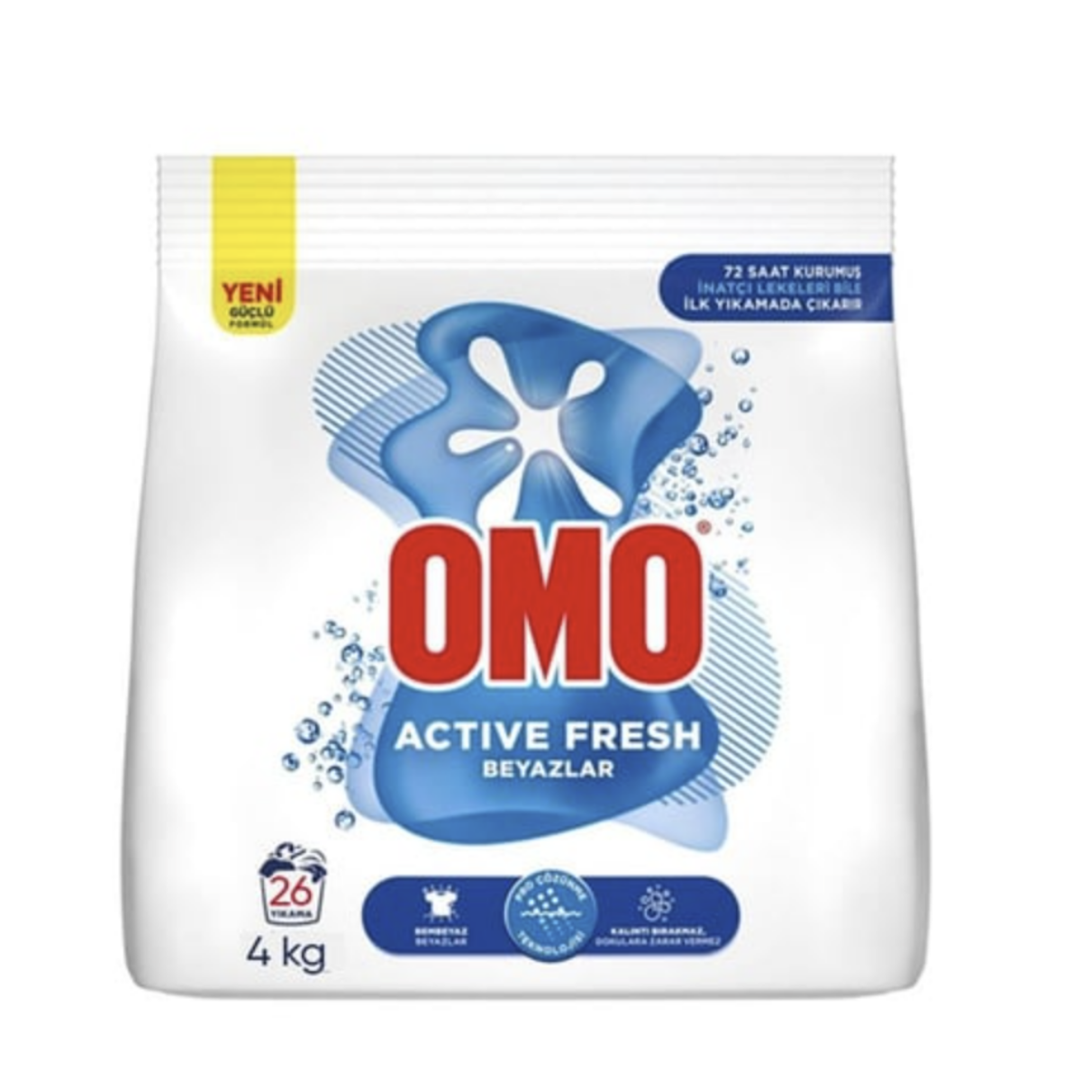 Omo Toz Çamaşır Deterjanı Beyazlar 4 kg