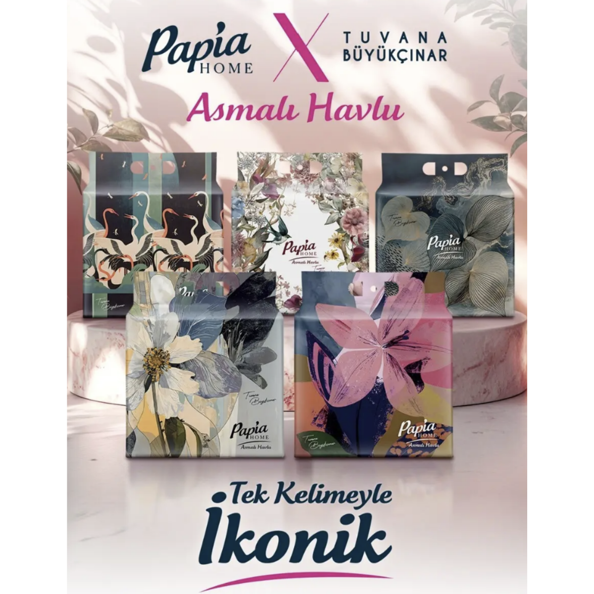 Papia Home Asmalı Havlu 250'li Paket