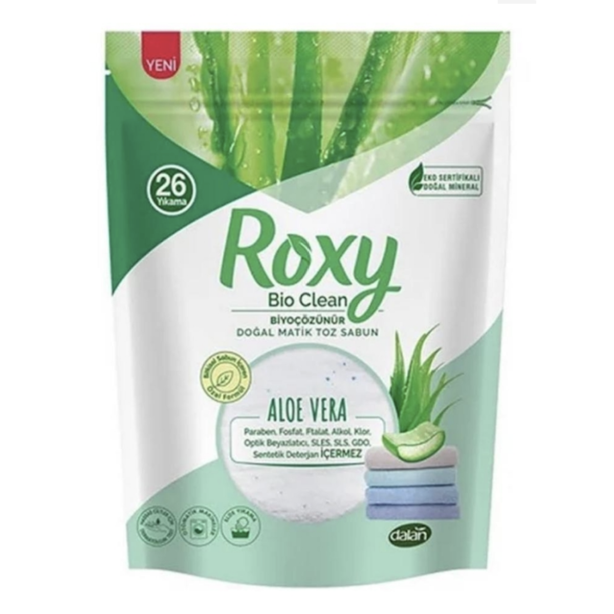 Roxy Bio Clean Matik Sabun Tozu 800GR Aloe Vera (26 Yıkama)