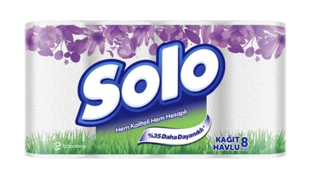 Solo Bambu Katkılı  Kağıt Havlu 8'lı