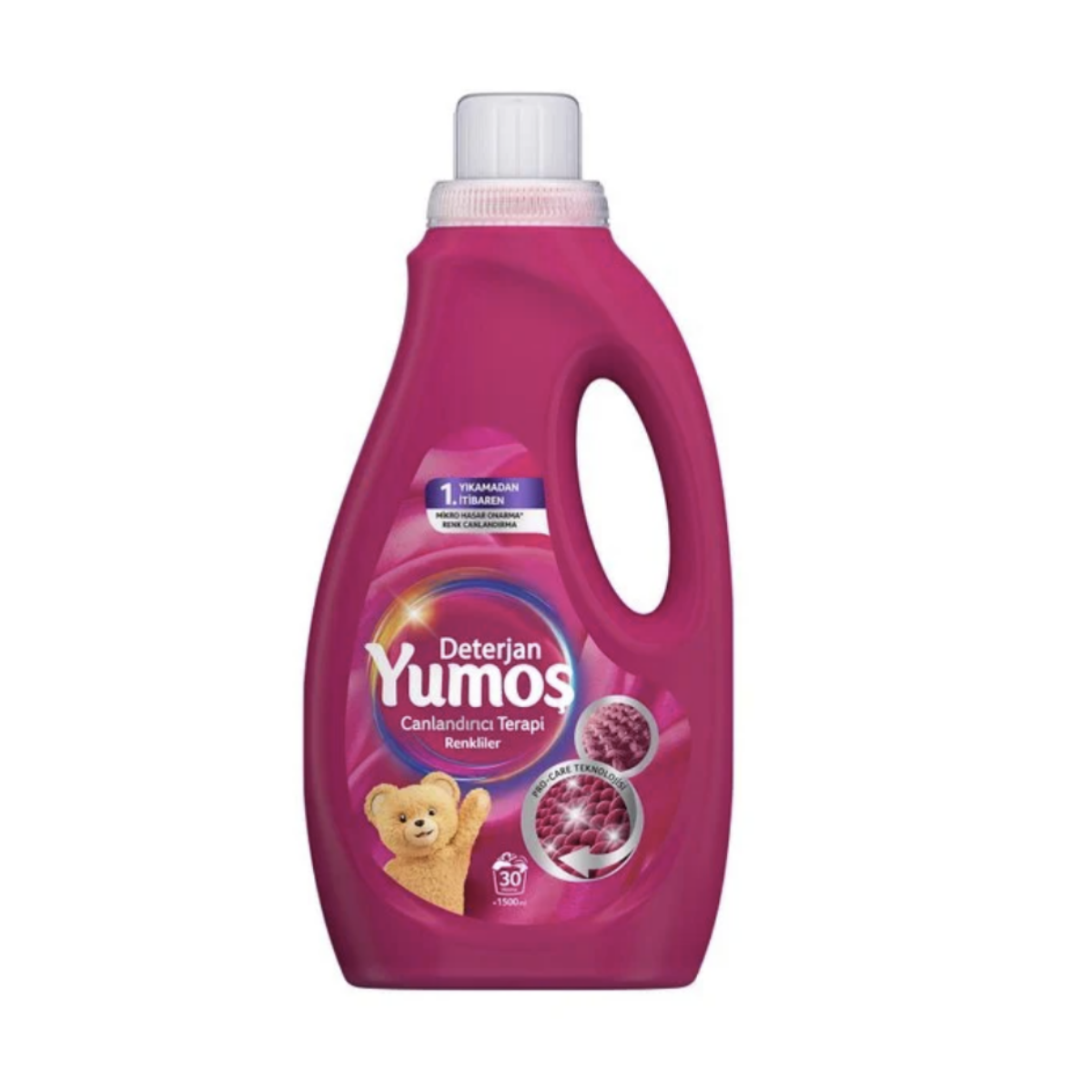 Yumoş Sıvı Bakım Deterjanı Canlandırıcı Terapi Renkliler 30 Yıkama 1500 ml