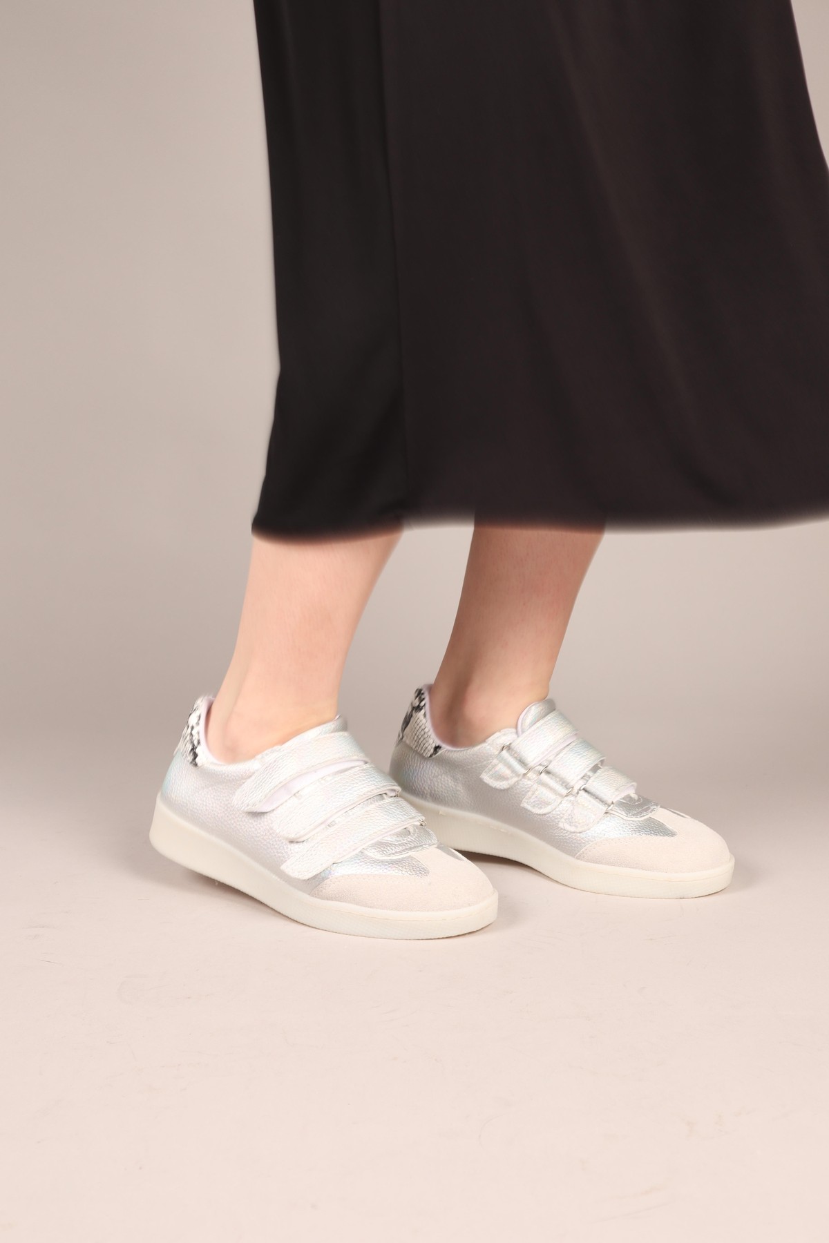CALİRA Cırtlı Garnili Sneakers GÜMÜŞSPOR AYAKKABI