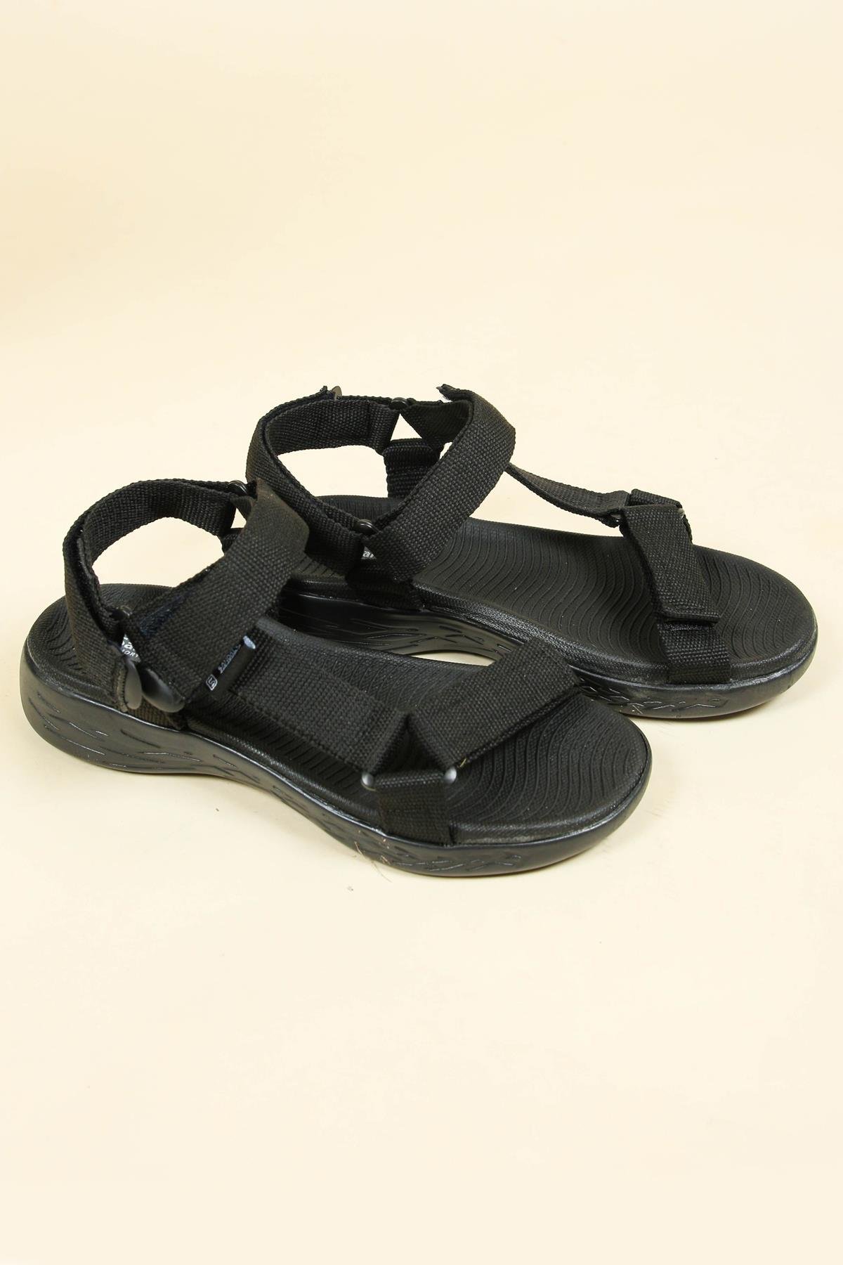 Comfort Memory Taban Cırtlı Sandalet SİYAHSANDALET