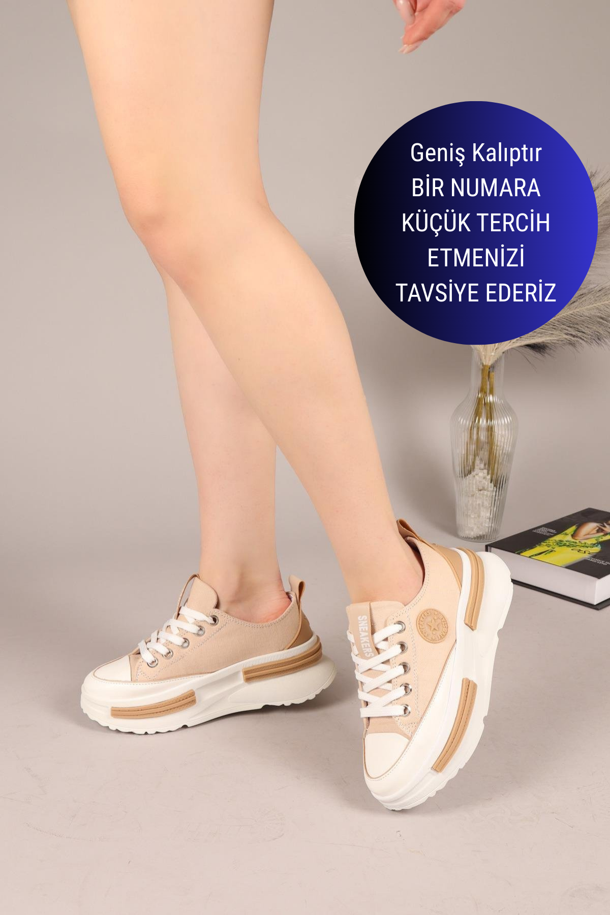 JASH Keten Sneakers BEJ