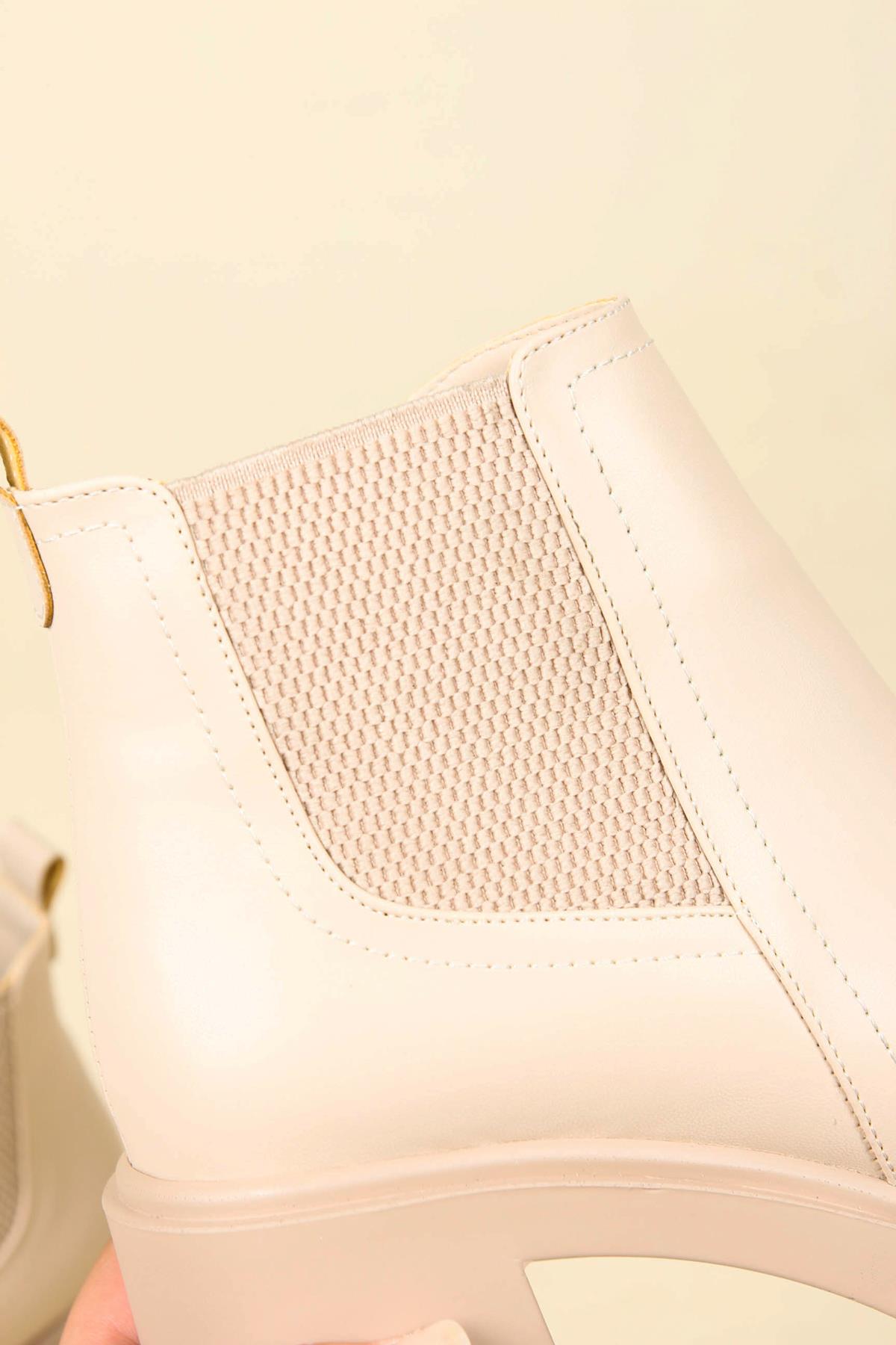 Platform Topuklu Lastikli Bot TEN