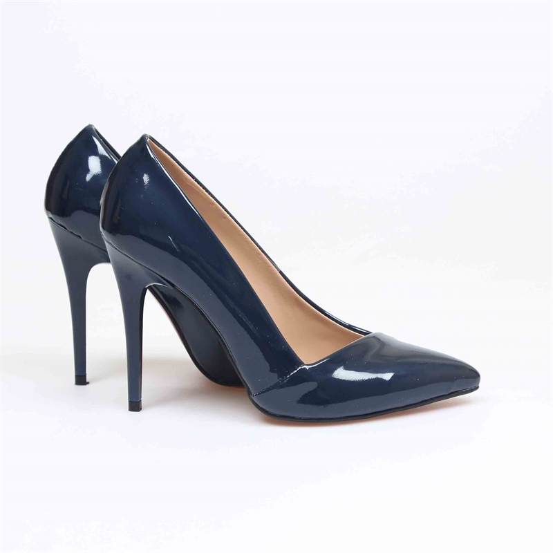 Lacivert Rugan Stiletto