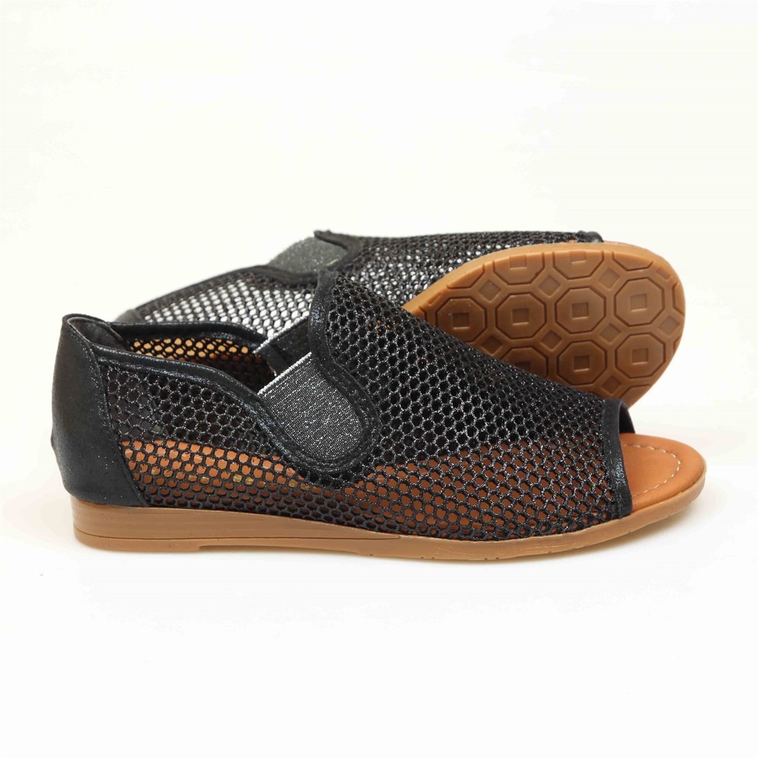 2018/Siyah File Sandalet