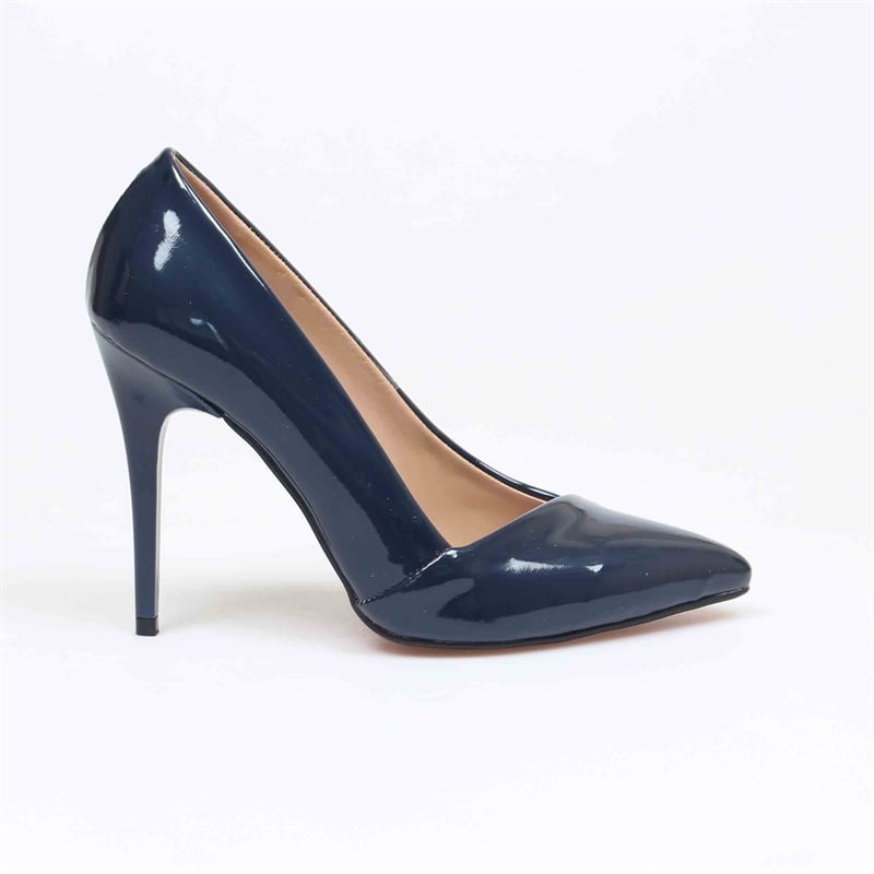 Lacivert Rugan Stiletto