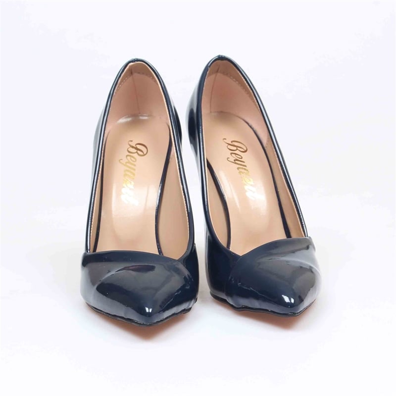 Lacivert Rugan Stiletto