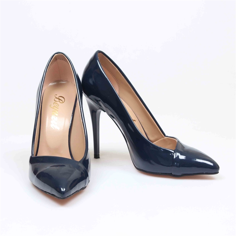 Lacivert Rugan Stiletto